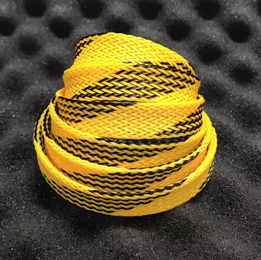 Оплетка для кабеля 12мм 25-35мм² (2-0Ga) желто-черный