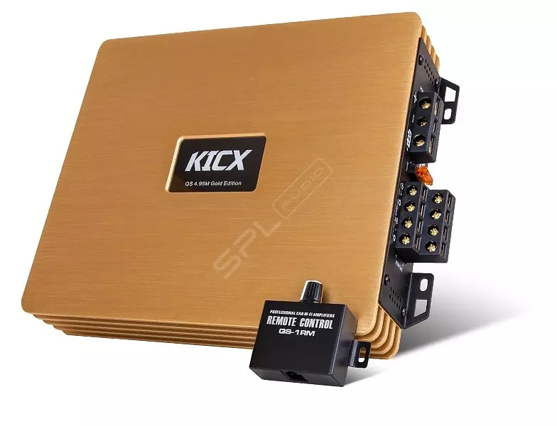 4-канальный усилитель Kicx QS 4.95M Gold Edition №1