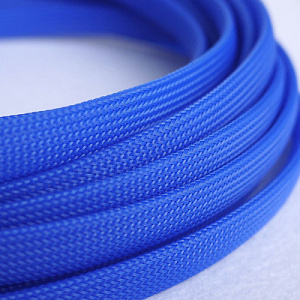 Обплетення для кабелю 3мм 1.5-3мм² (15-9Ga) синій фото