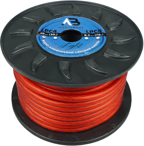 Силовой кабель Audiobeat Light LPC4 Red