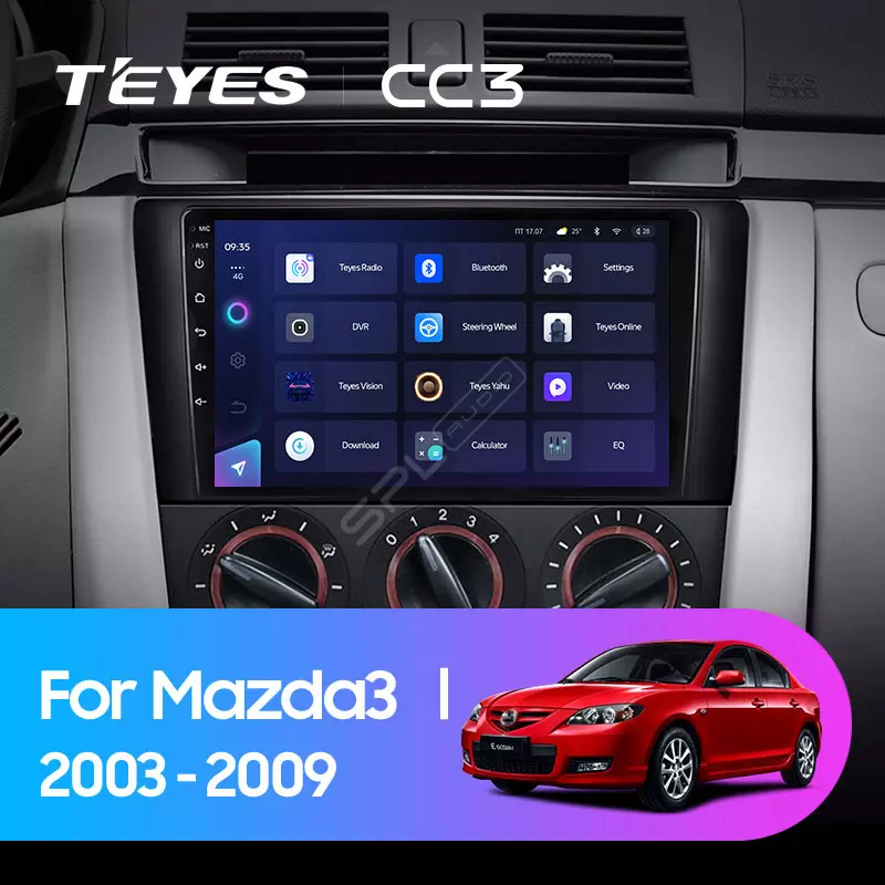 Teyes CC3 Mazda 3 1 BK 2003-2009 9" Штатная магнитола №1