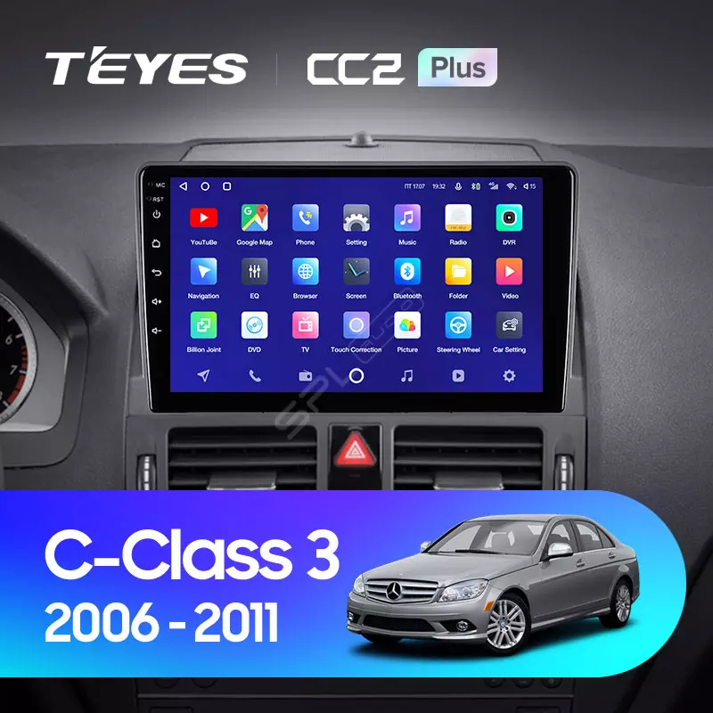 Teyes CC2 PLUS Mercedes Benz C Class 3 W204 S204 2006-2011 9