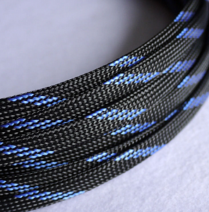 Обплетення для кабелю 10мм 10-25мм² (5-4Ga) чорно-синій фото